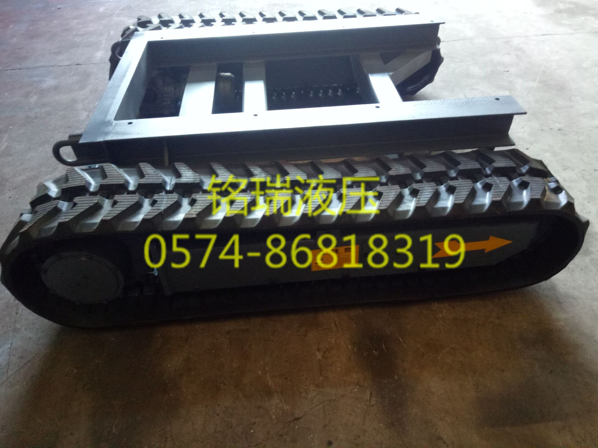 橡膠電機(jī)履帶底盤 可定做